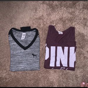 Pink Long Sleeve Tees